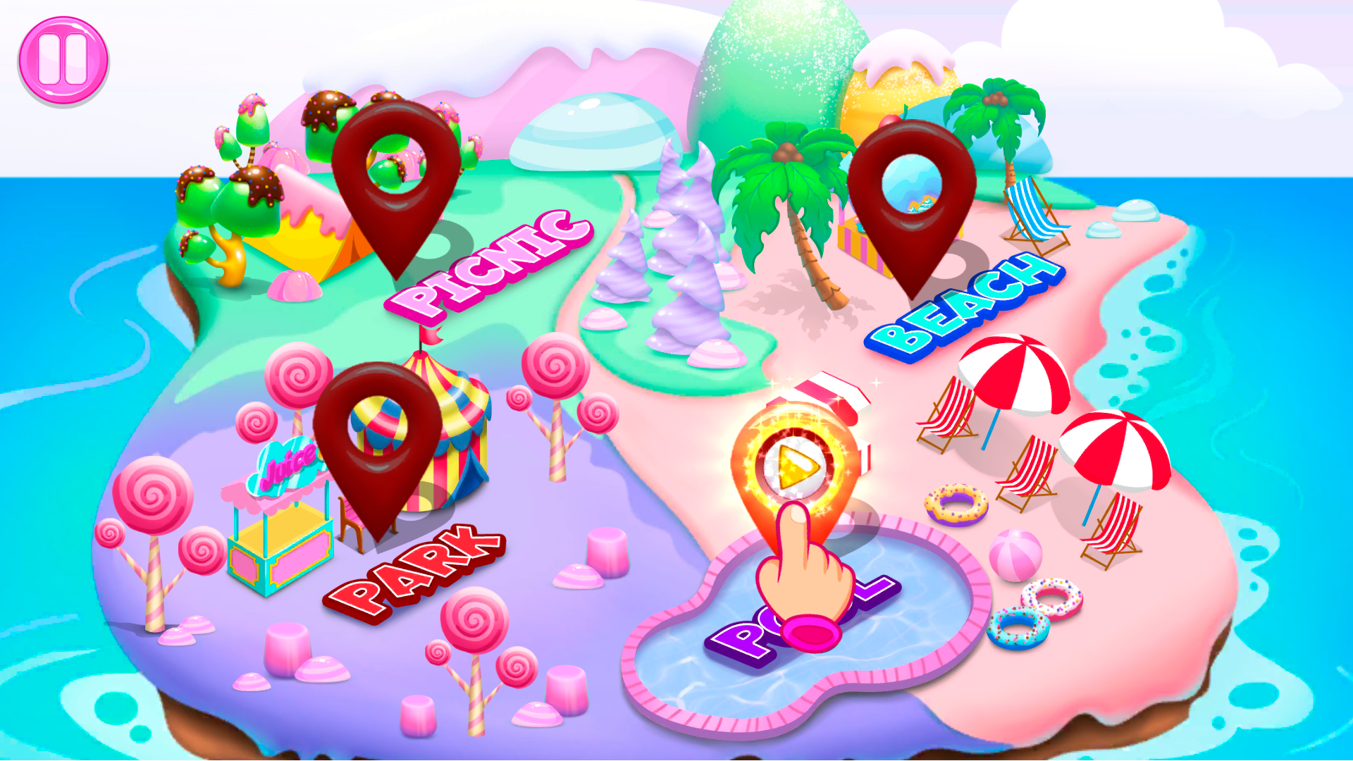 اسکرین شات 4 بازی Like Nastya: Party Time