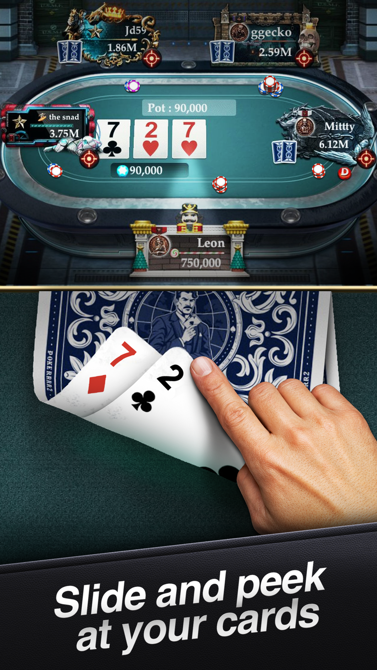 اسکرین شات 3 بازی Pokerrrr 2: Texas Holdem Poker