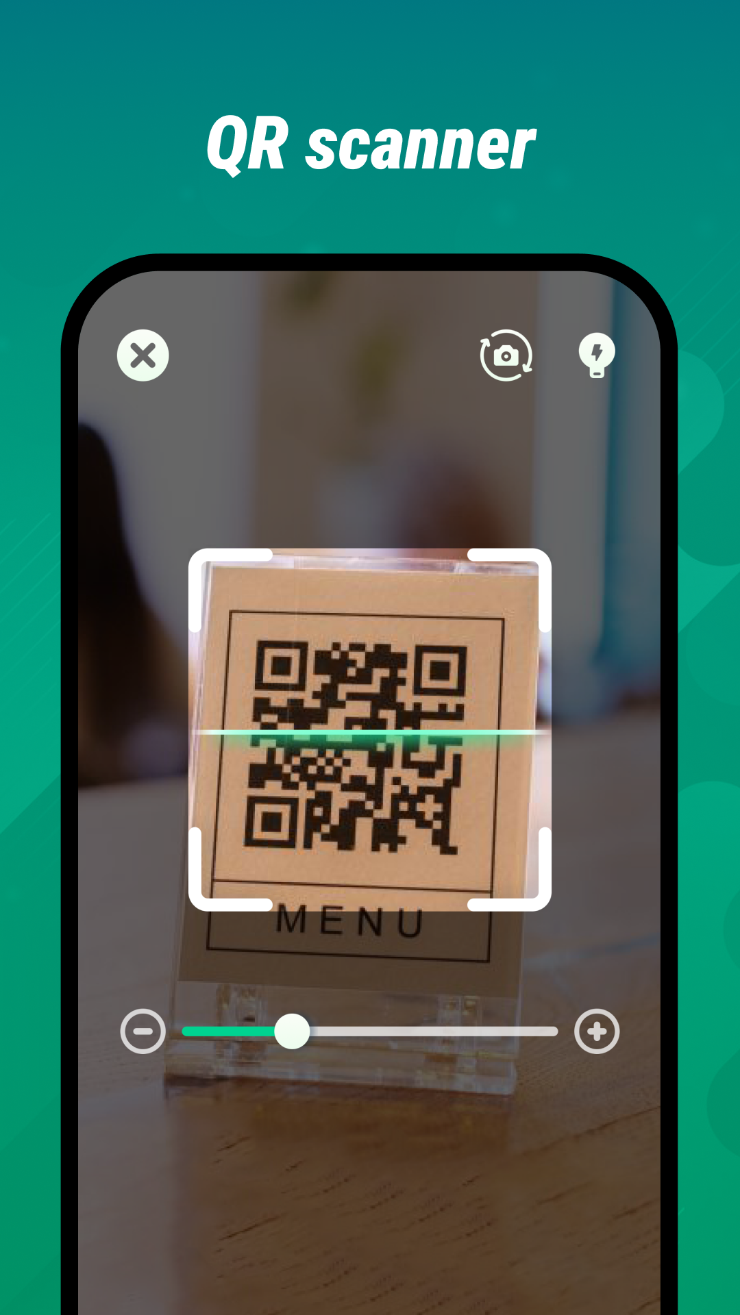 اسکرین شات 1 برنامه QR Code Scanner