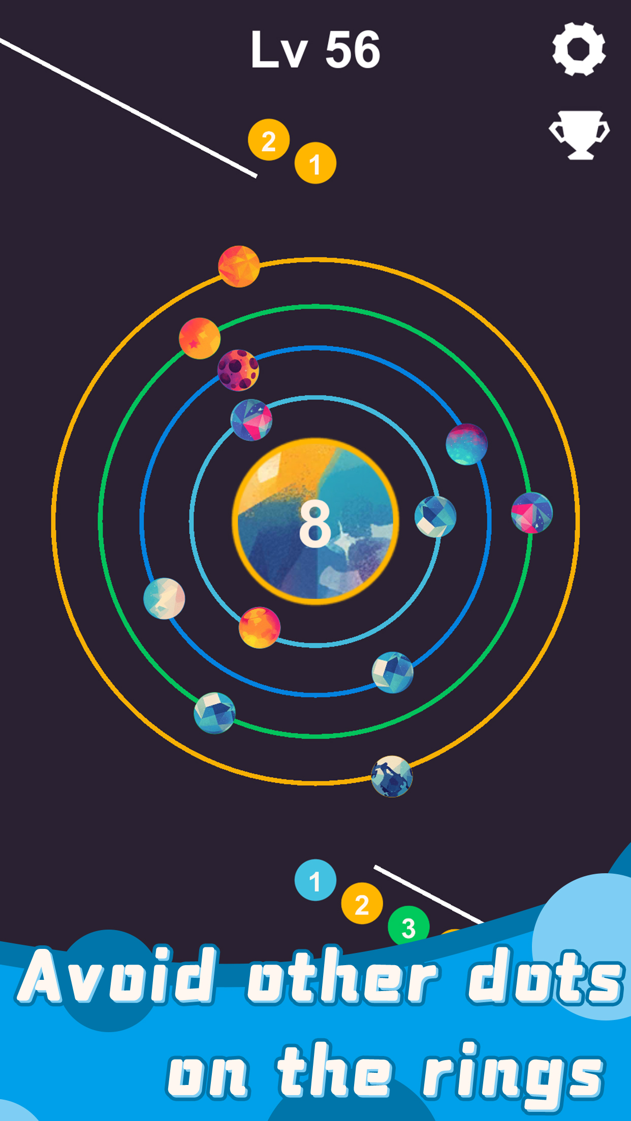 اسکرین شات 2 بازی Dots Order 2 - Dual Orbits