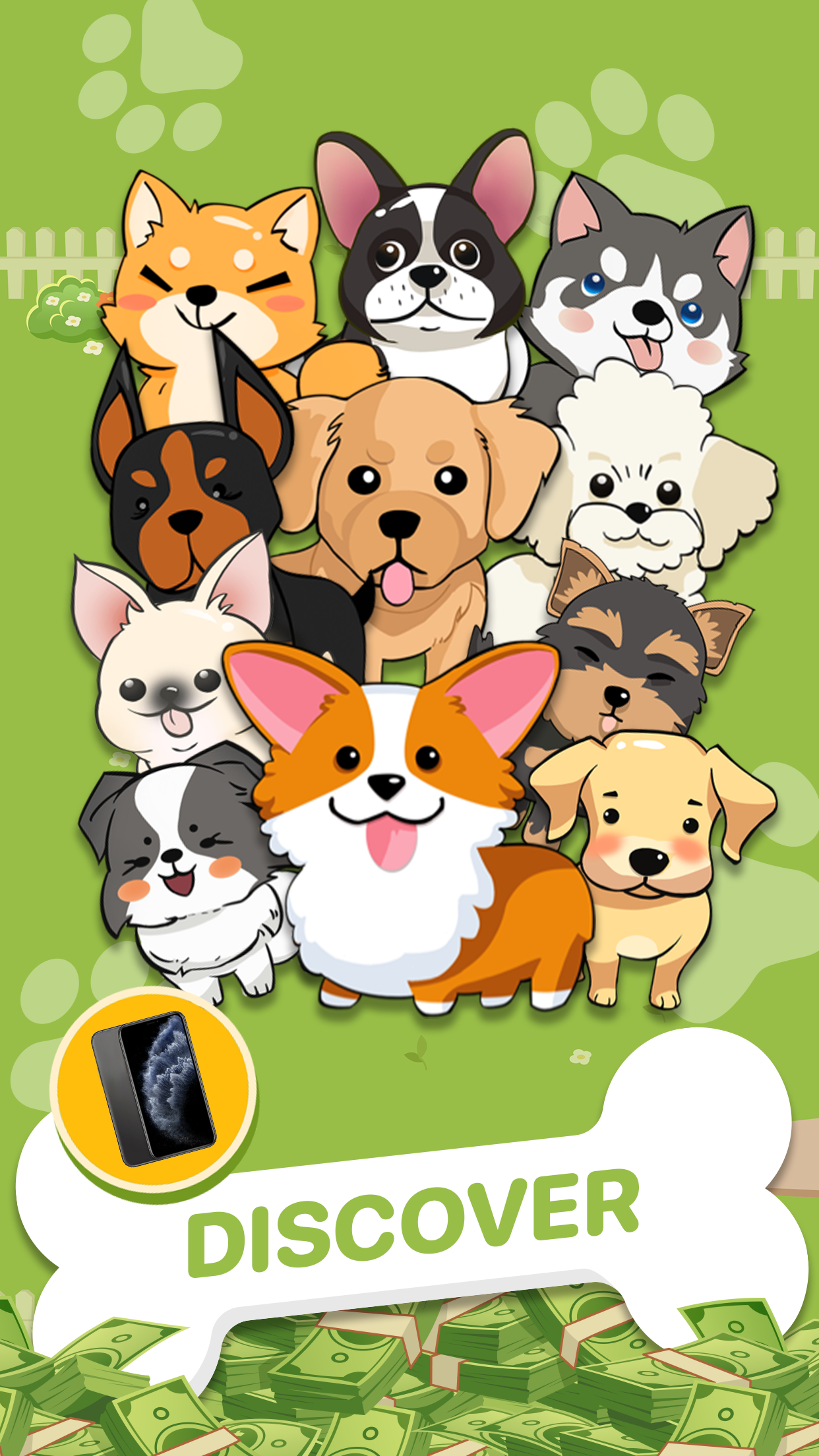 اسکرین شات 6 بازی Puppy Town - Merge & Win
