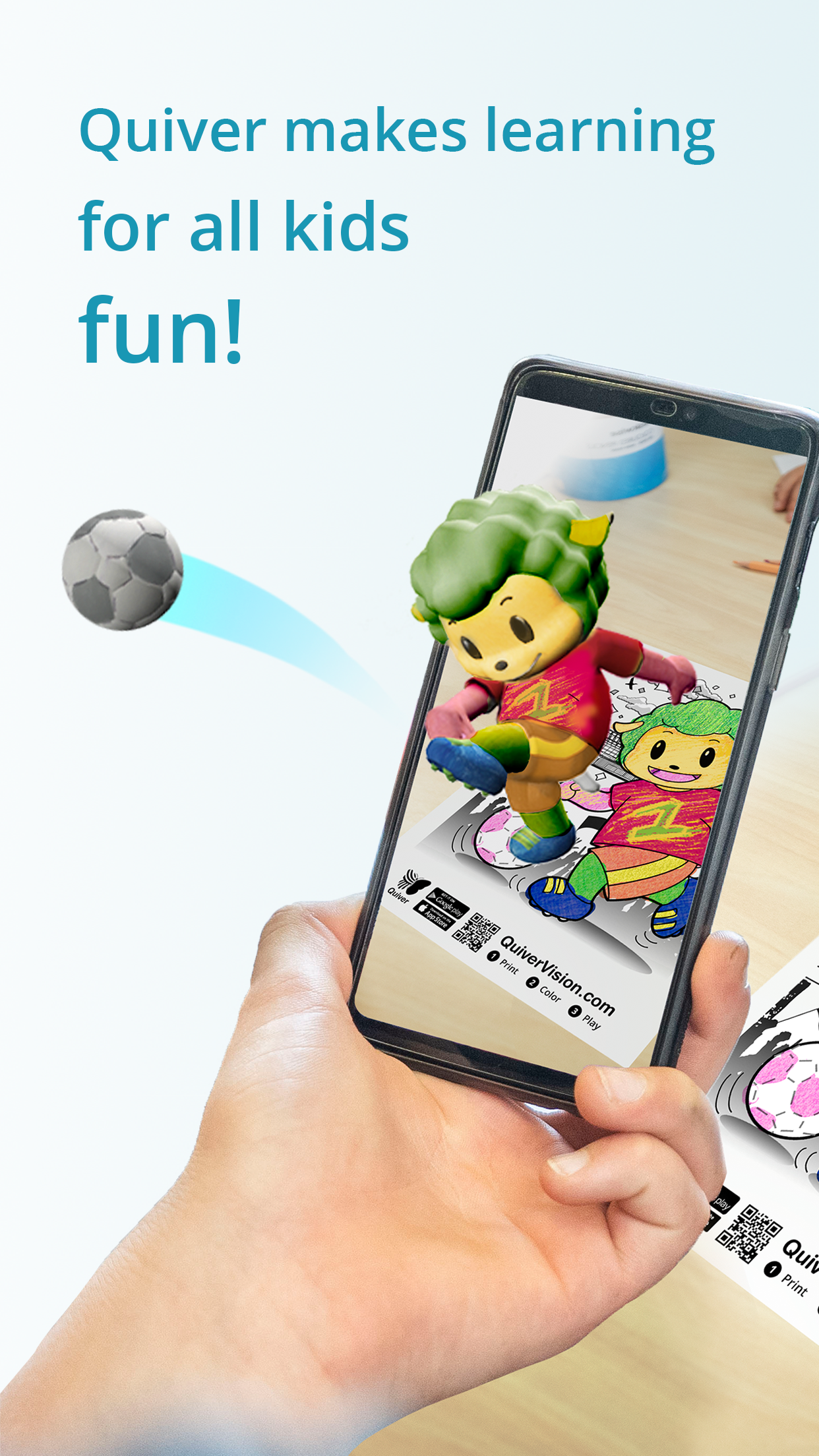 اسکرین شات 2 برنامه Quiver - 3D Coloring App