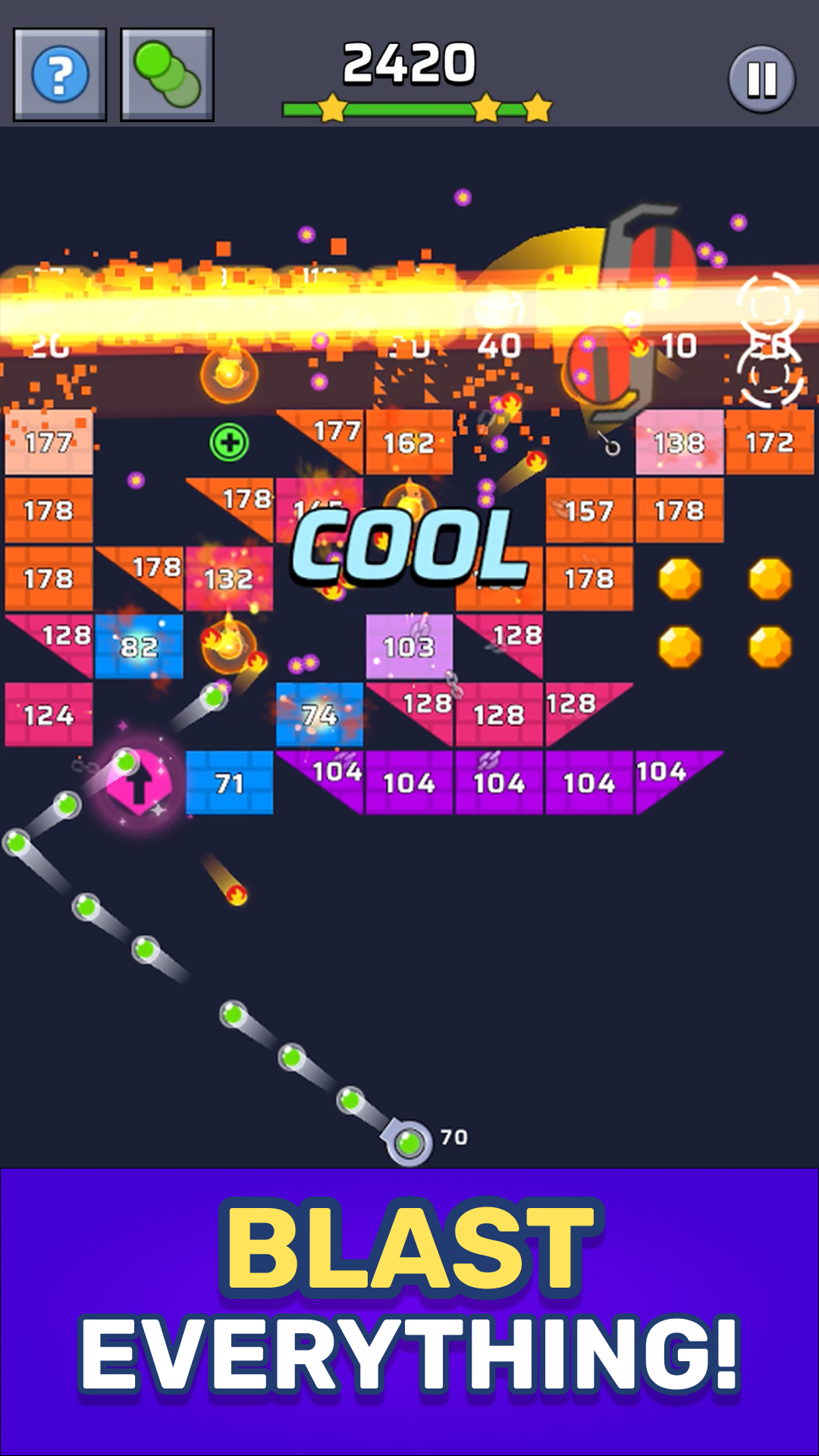 اسکرین شات 3 بازی Brick Out - Shoot the ball