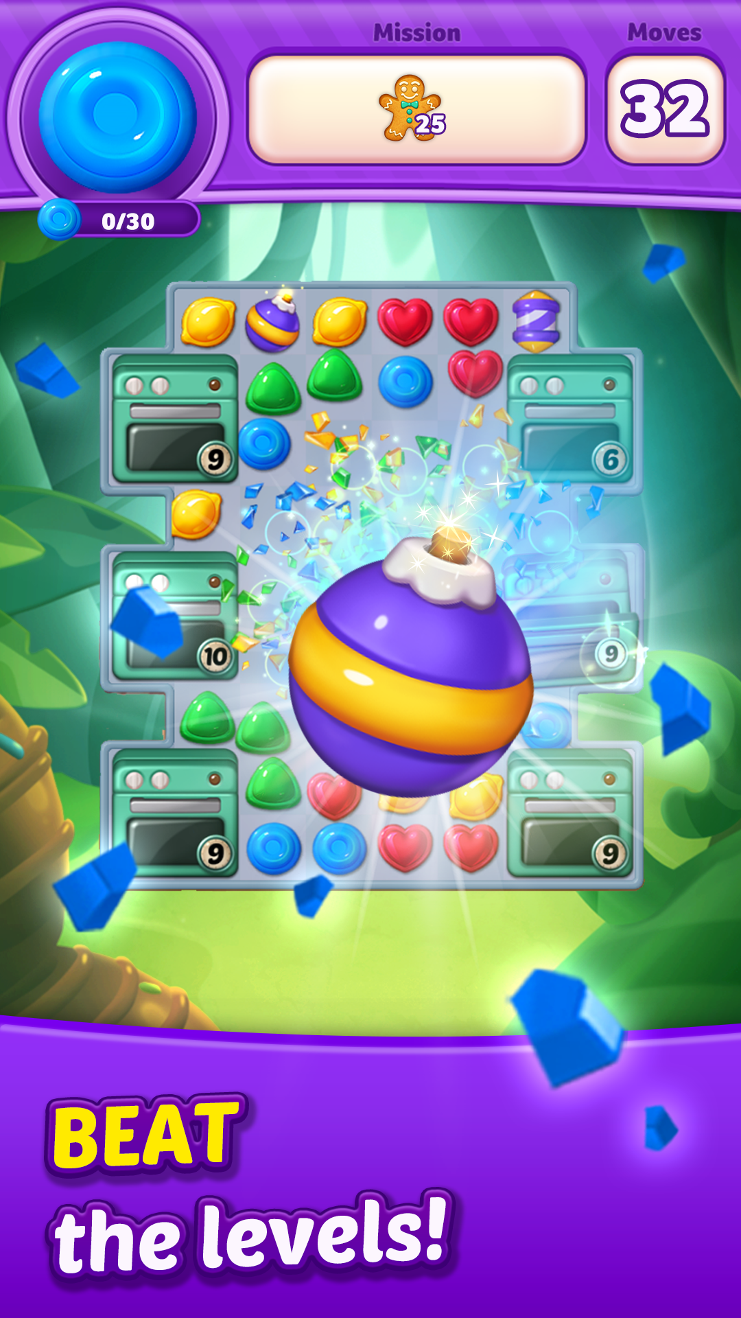 اسکرین شات 2 بازی Lollipop 3: Match 3 Puzzles