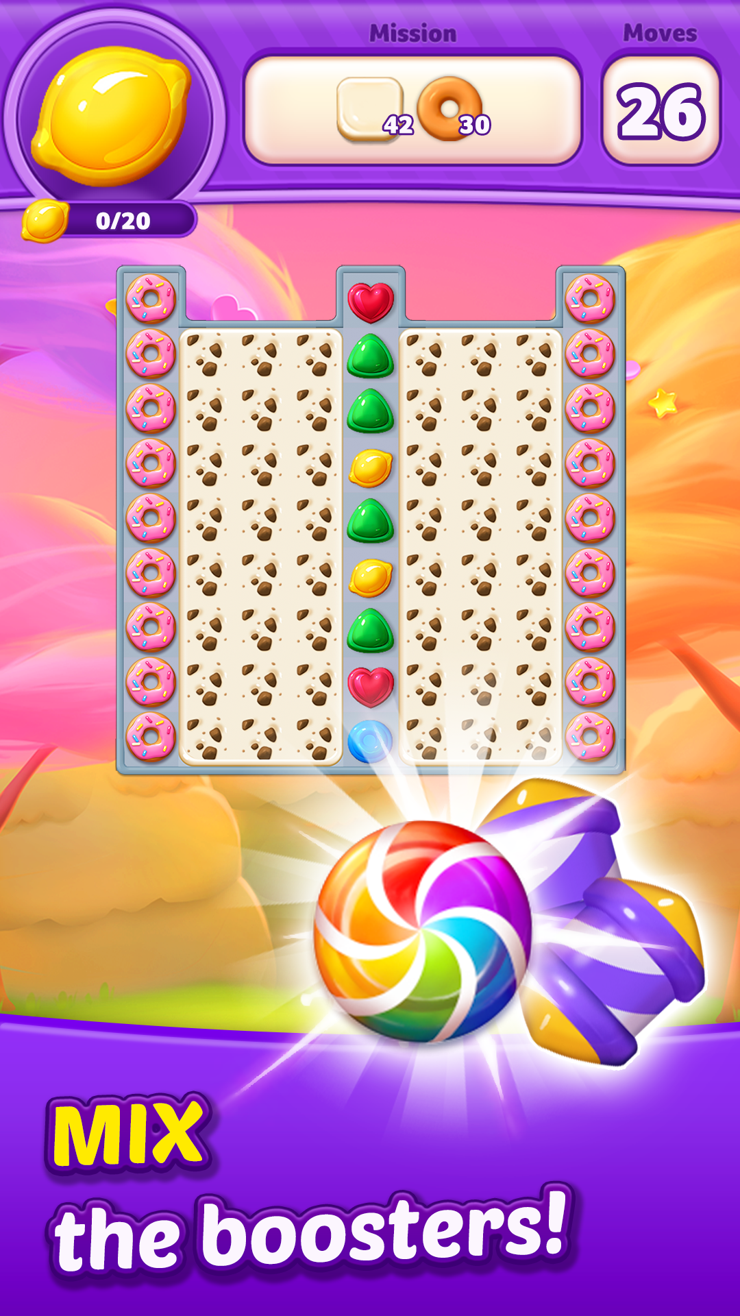 اسکرین شات 3 بازی Lollipop 3: Match 3 Puzzles