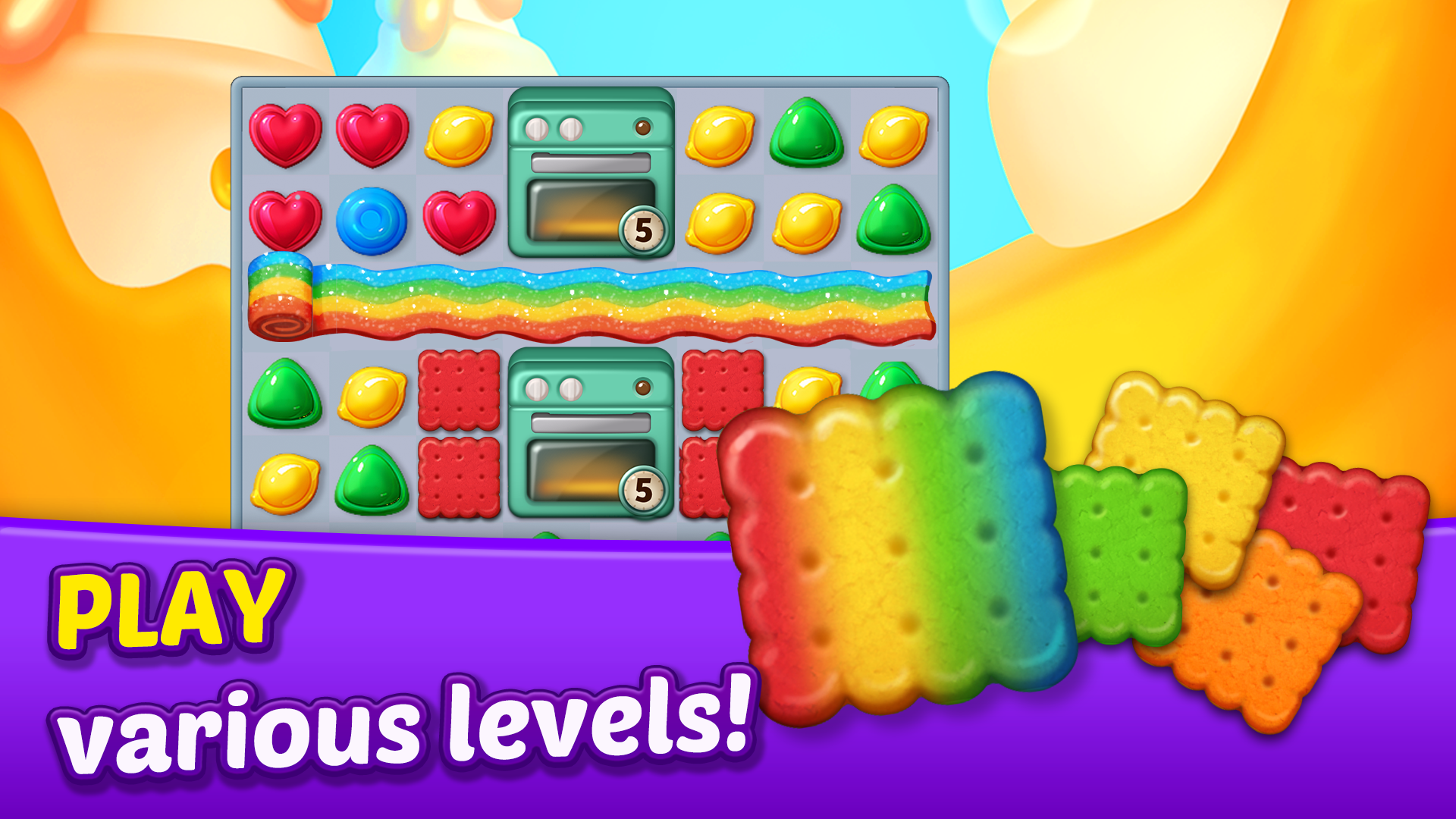 اسکرین شات 5 بازی Lollipop 3: Match 3 Puzzles