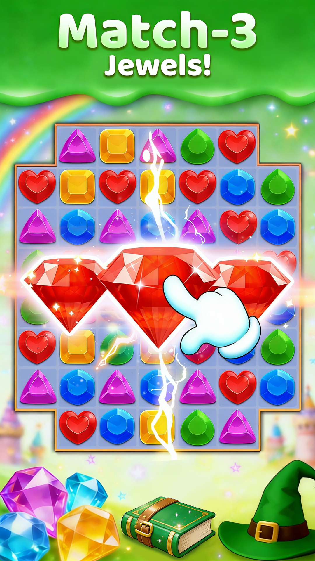 اسکرین شات 1 بازی Jewel Craze: Match 3 Puzzle