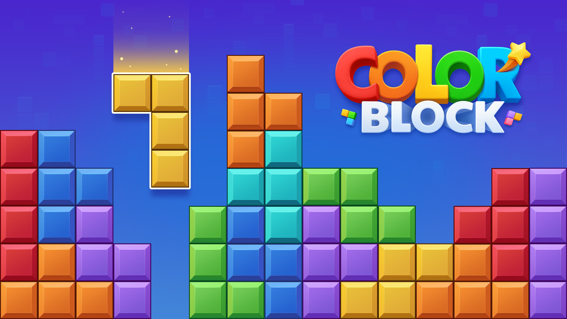 اسکرین شات 1 بازی Color Block: Combo Blast