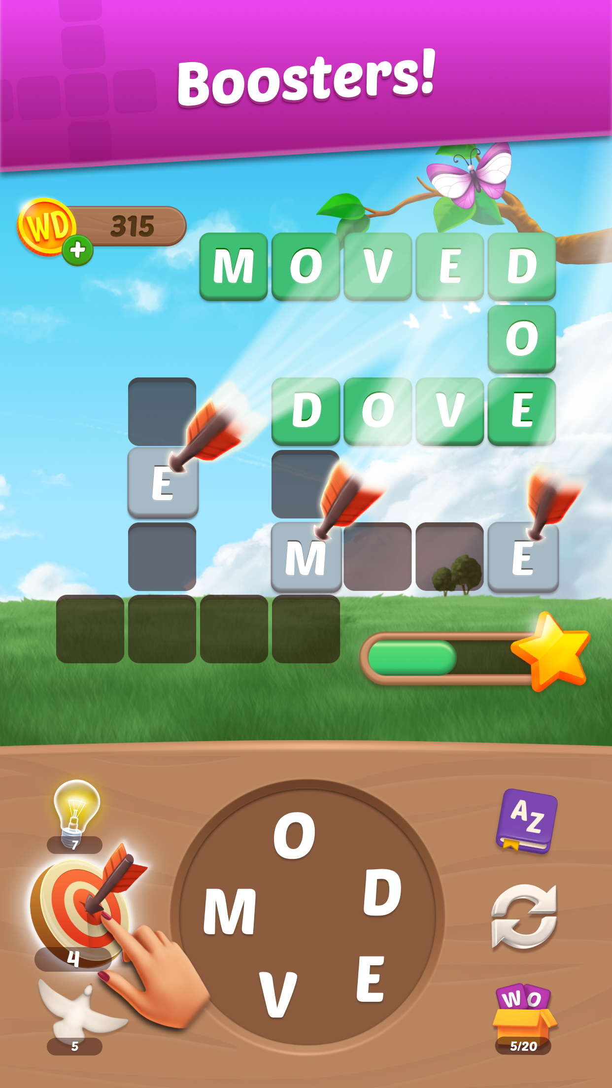 اسکرین شات 4 بازی Wordington: Word Hunt & Design