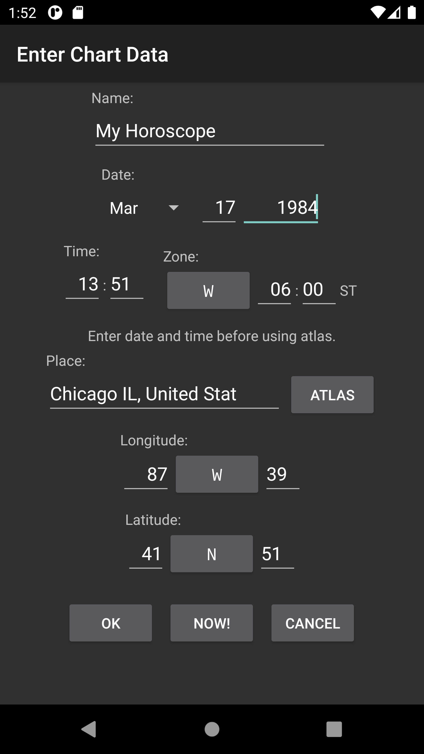 اسکرین شات 3 برنامه Quick Jyotish