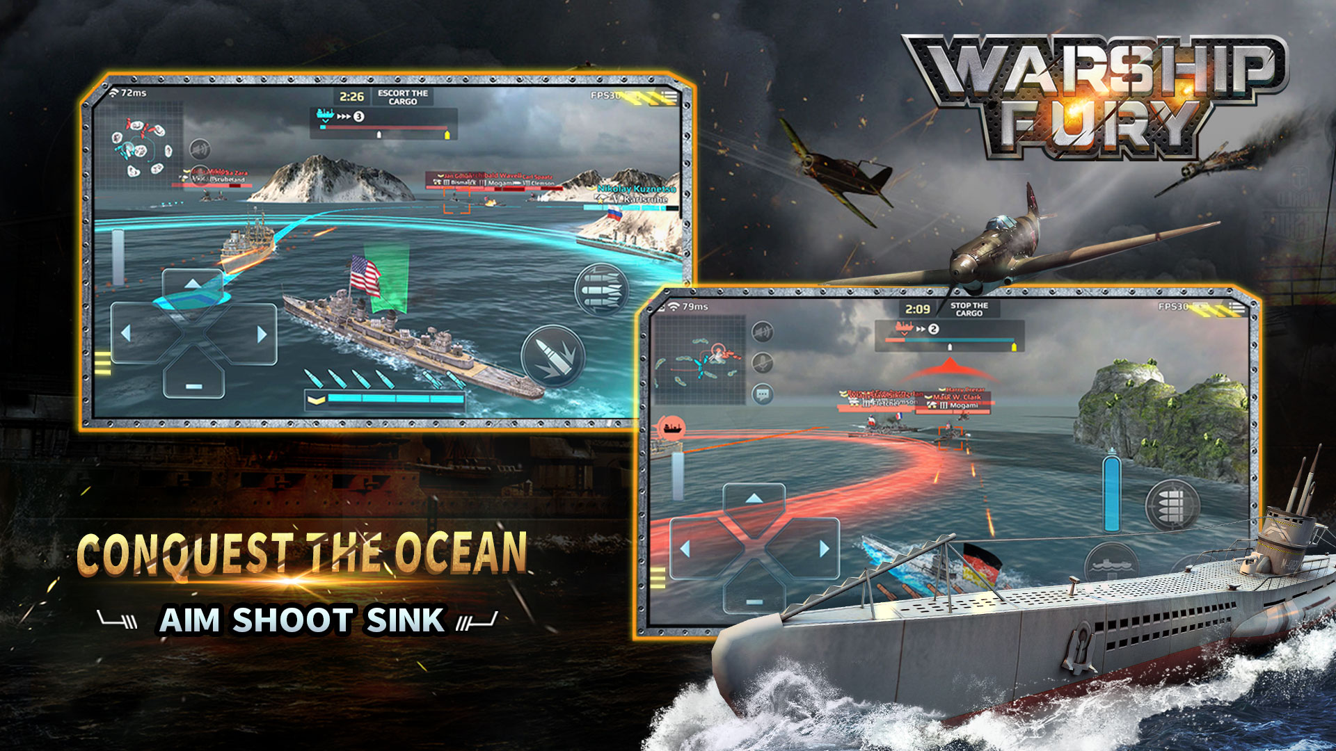 اسکرین شات 3 بازی Warship Fury