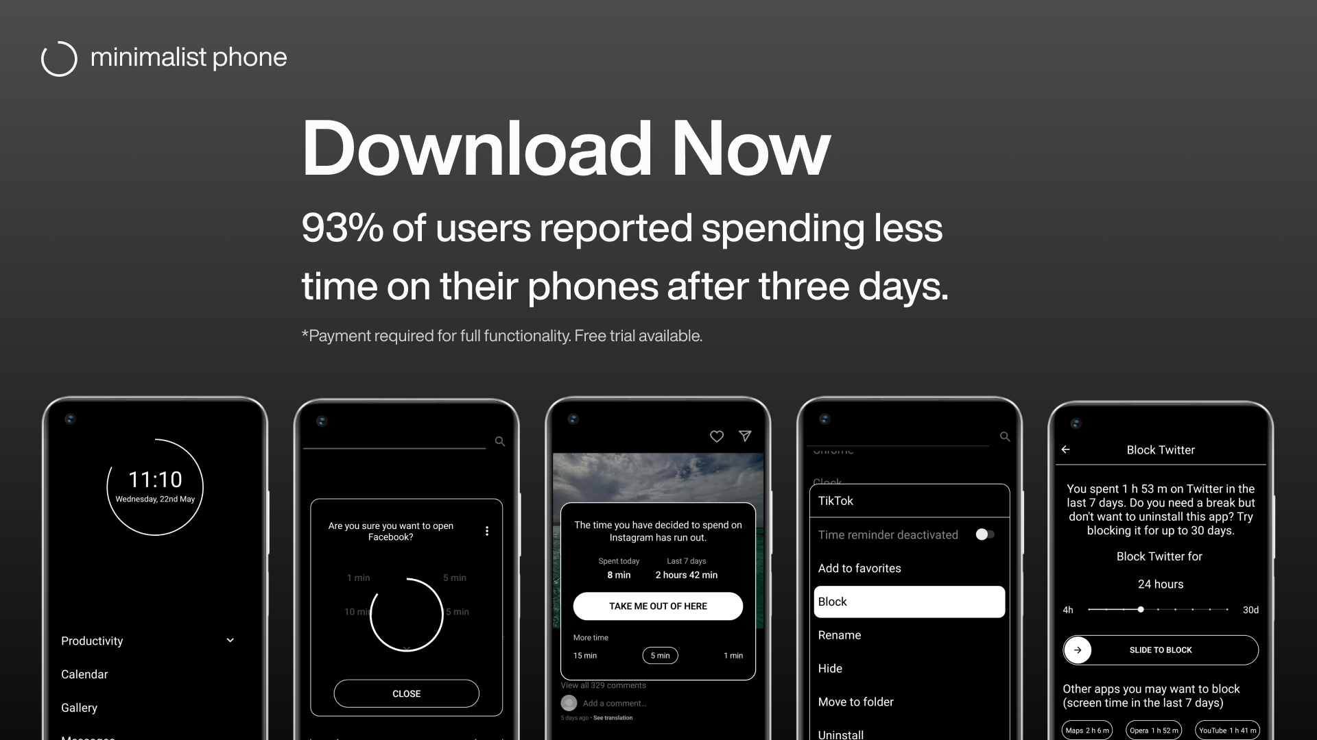 اسکرین شات 8 برنامه minimalist phone® - Launcher