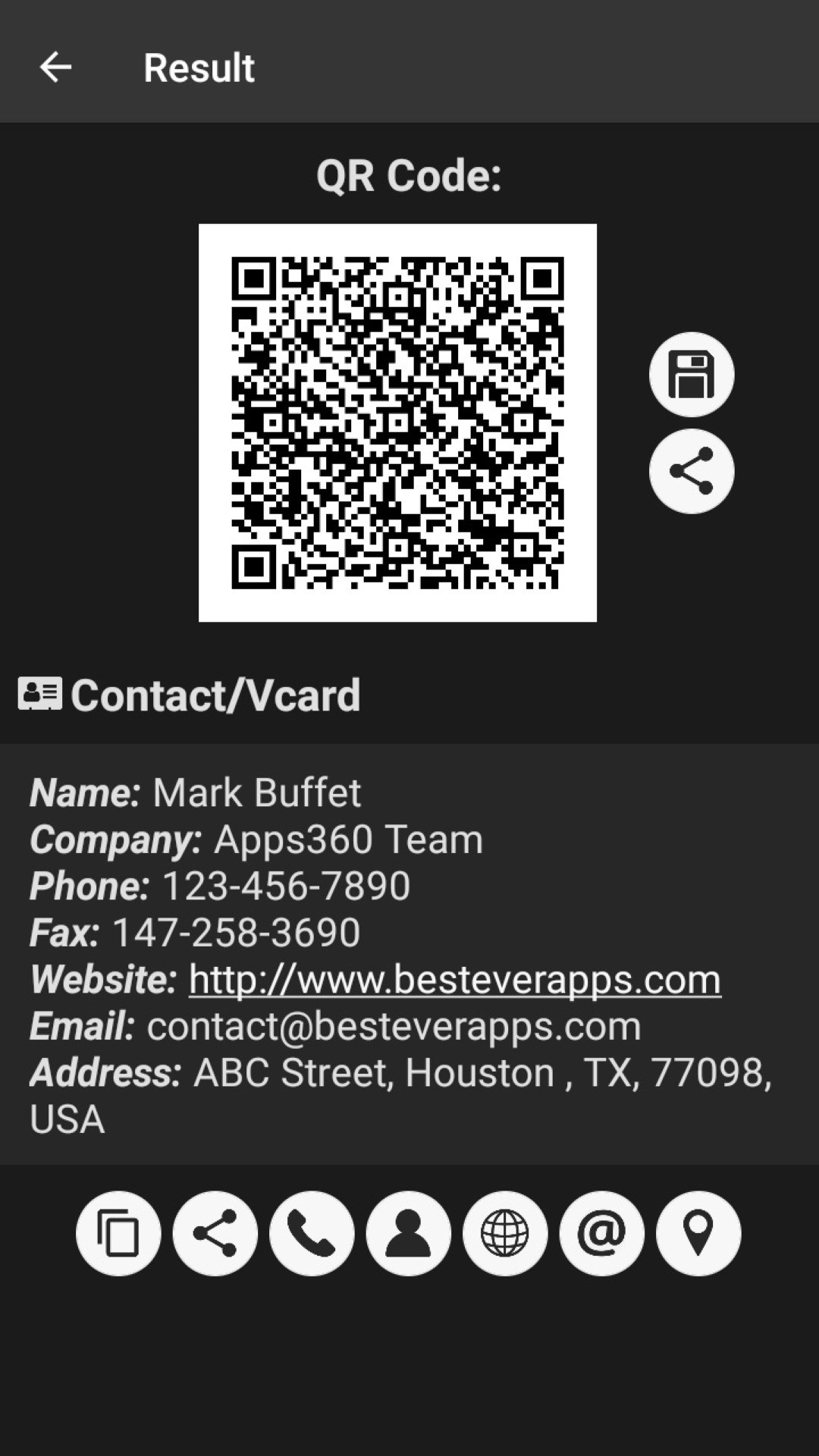 اسکرین شات 6 برنامه QR & Barcode Scanner