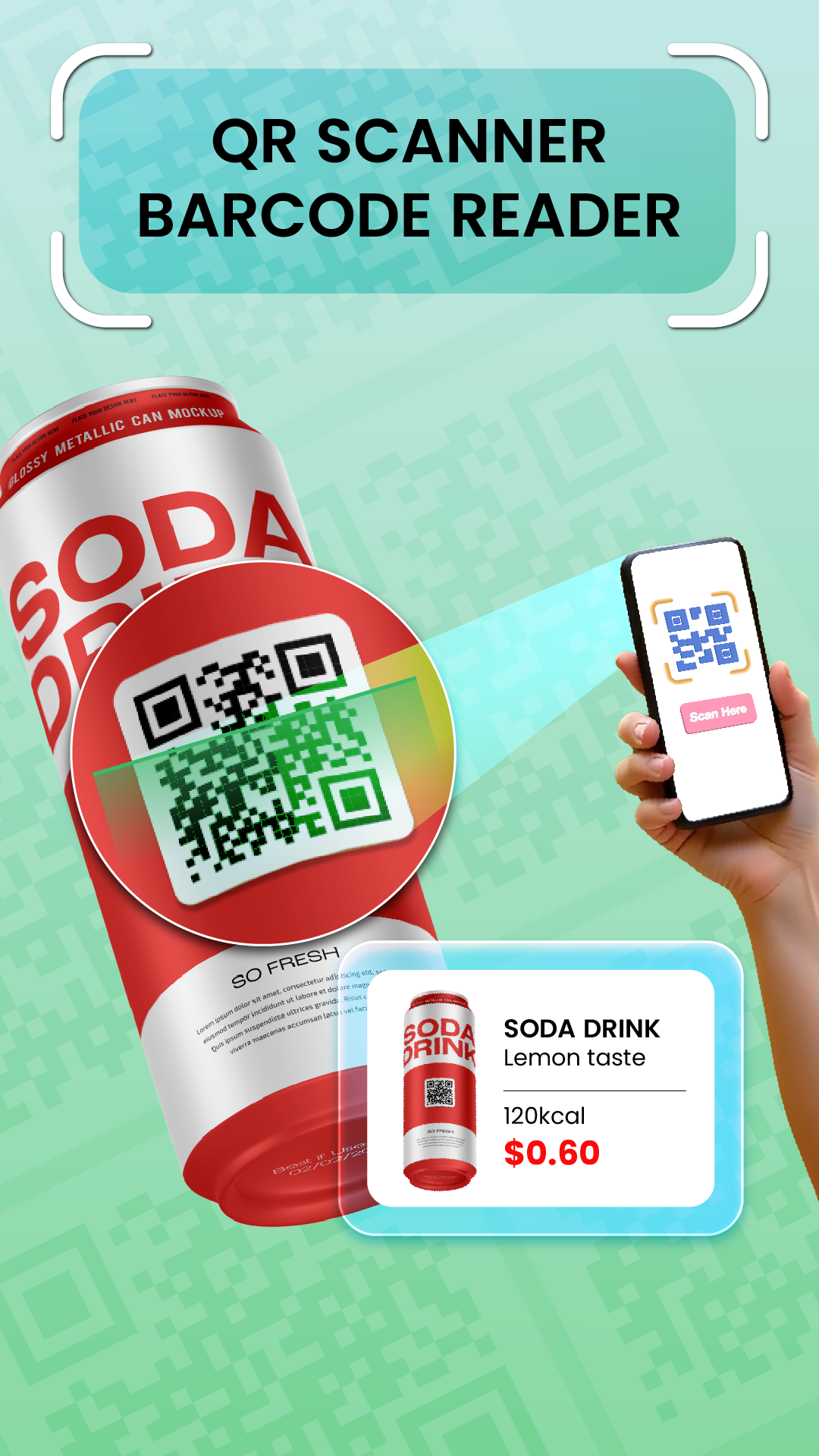 اسکرین شات 1 برنامه QR Code Scanner & Barcode Scan