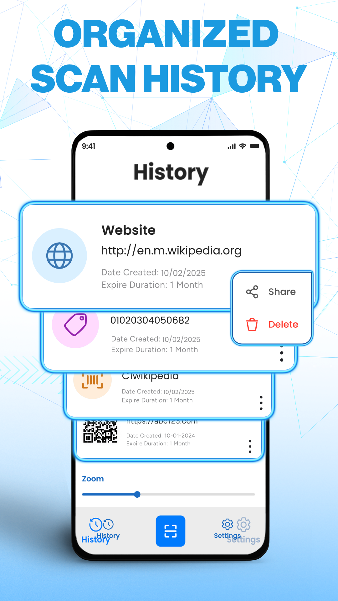 اسکرین شات 3 برنامه Quick QR & Barcode Scanner