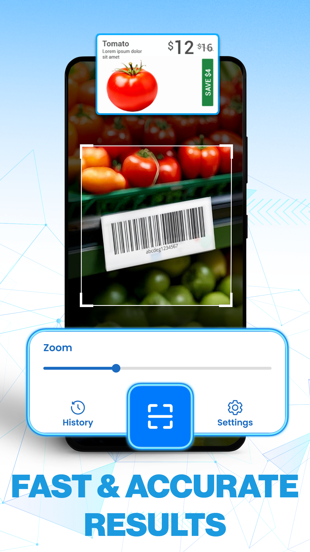 اسکرین شات 4 برنامه Quick QR & Barcode Scanner