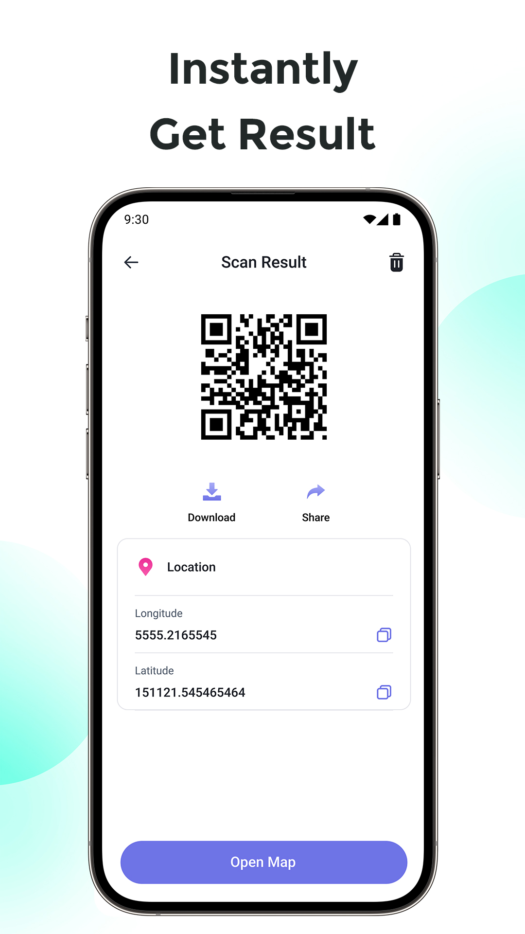 اسکرین شات 5 برنامه QR Scanner, Barcode Reader