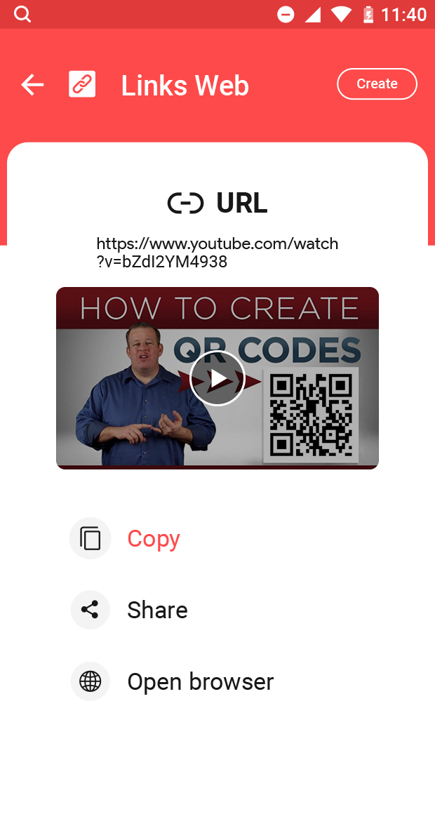 اسکرین شات 6 برنامه QR Code Lite & Barcode Scanner