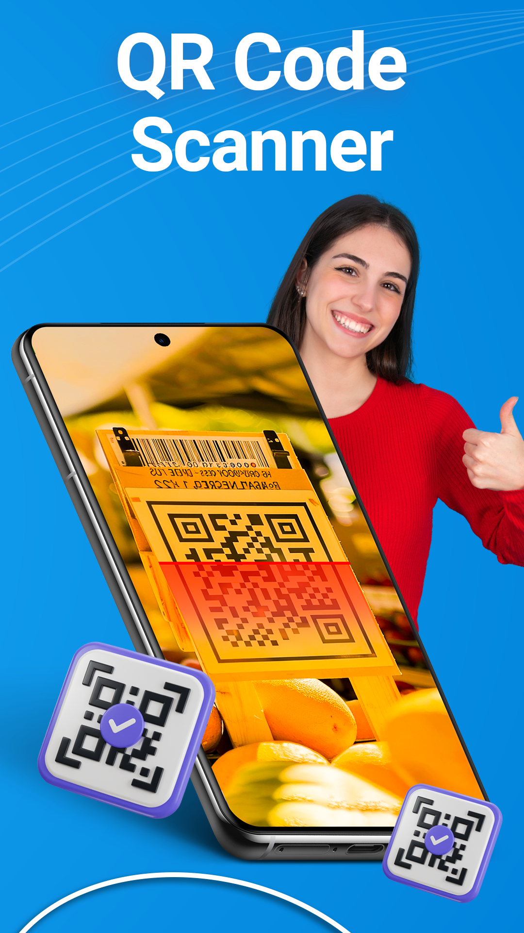 اسکرین شات 1 برنامه QR Barcode Scanner & Generator