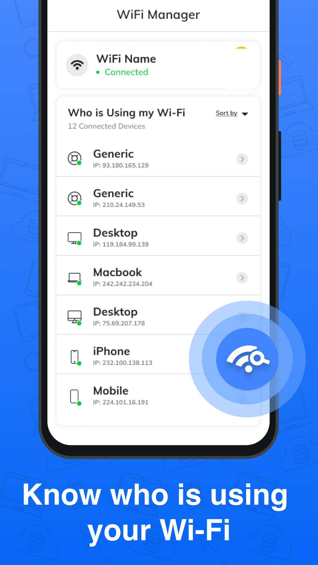 اسکرین شات 5 برنامه WiFi Router & Password Manager