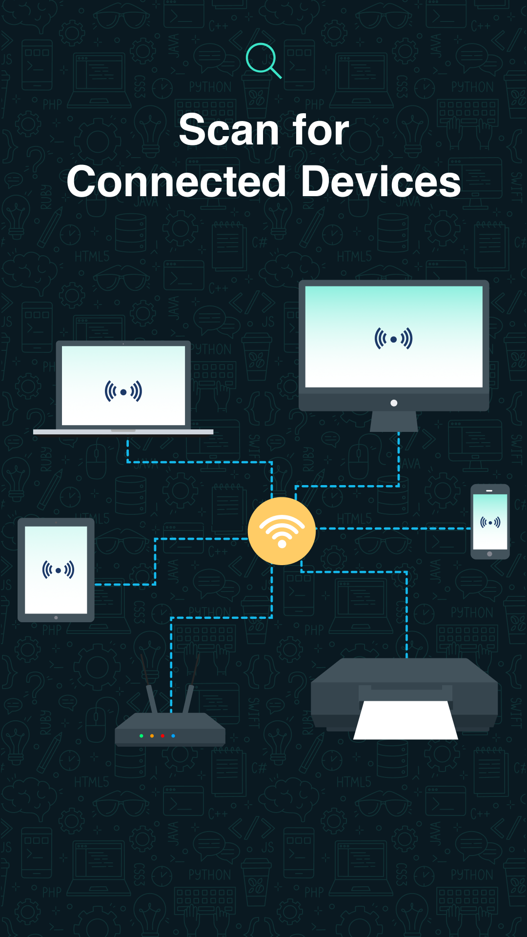 اسکرین شات 4 برنامه Scan, Map WiFi Router Password