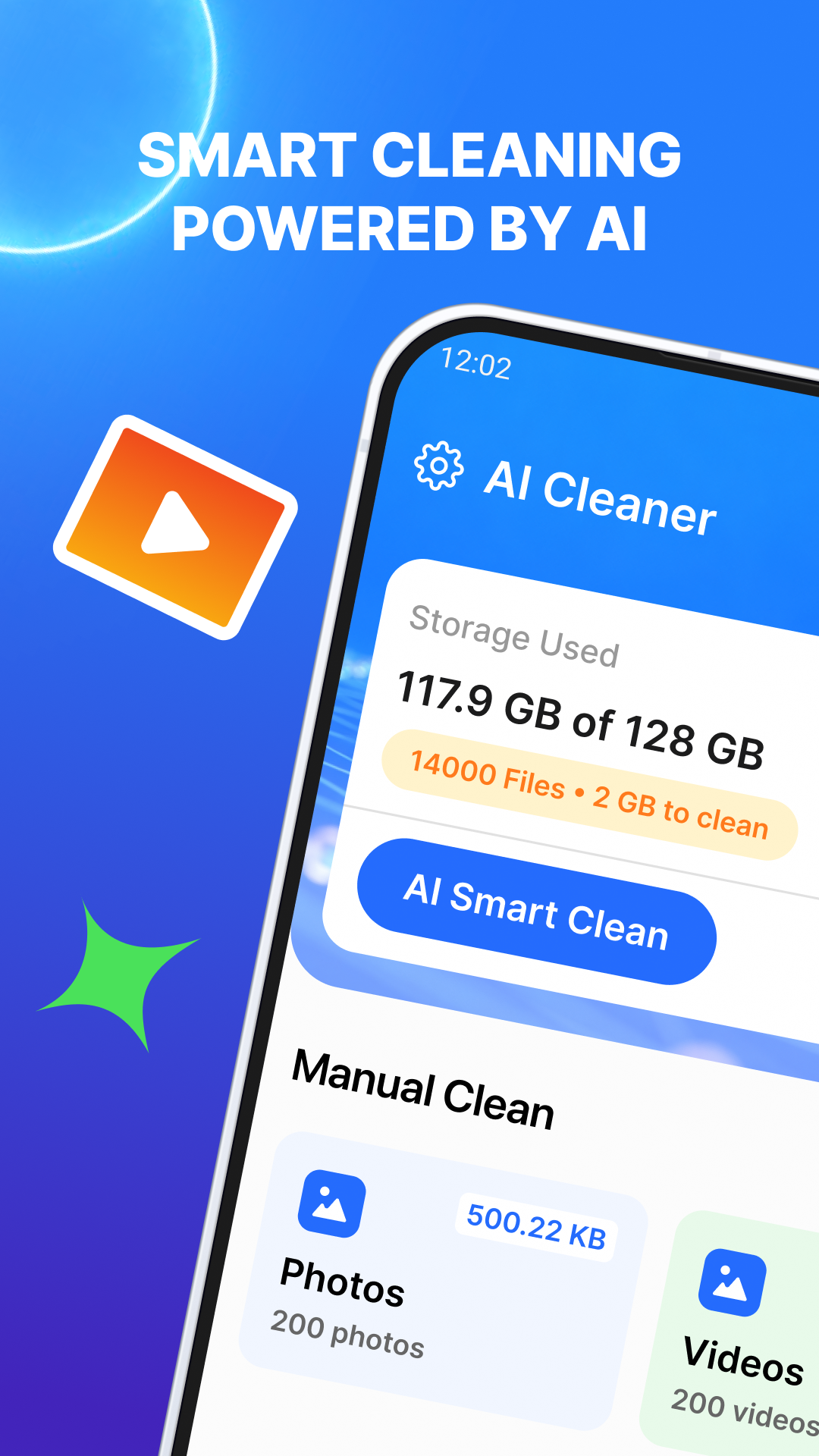 اسکرین شات 1 برنامه AI Cleaner - Storage Cleaner