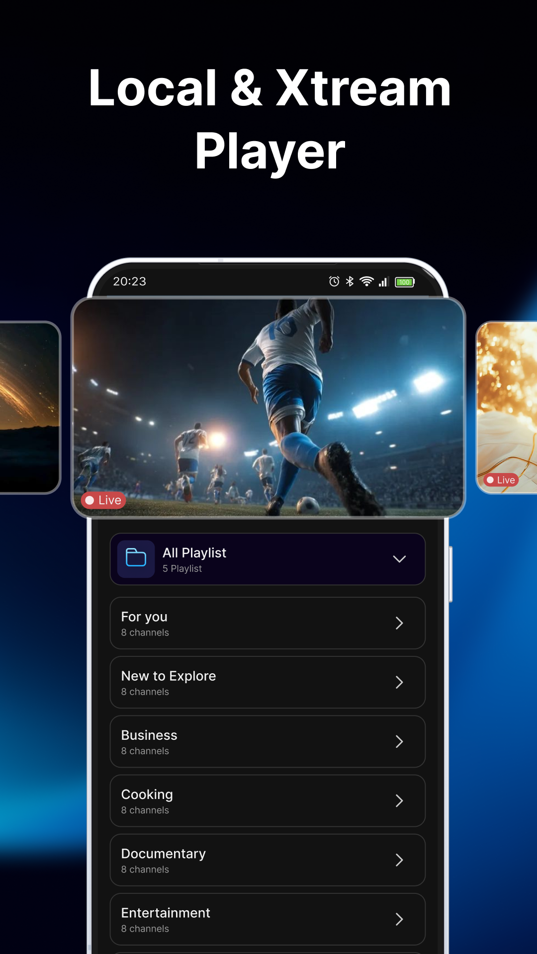 اسکرین شات 3 برنامه IPTV Player - Smart Xtream