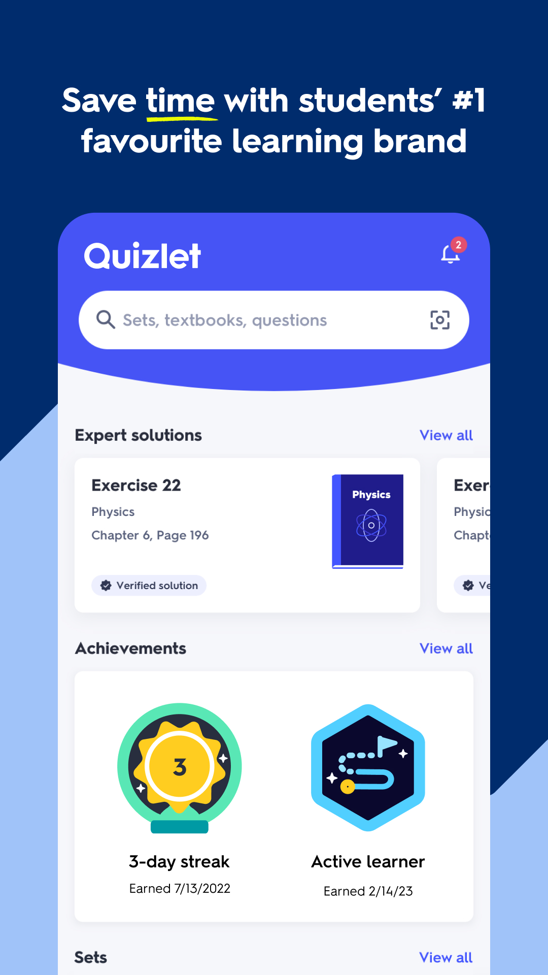 اسکرین شات 6 برنامه Quizlet: Study With Flashcards