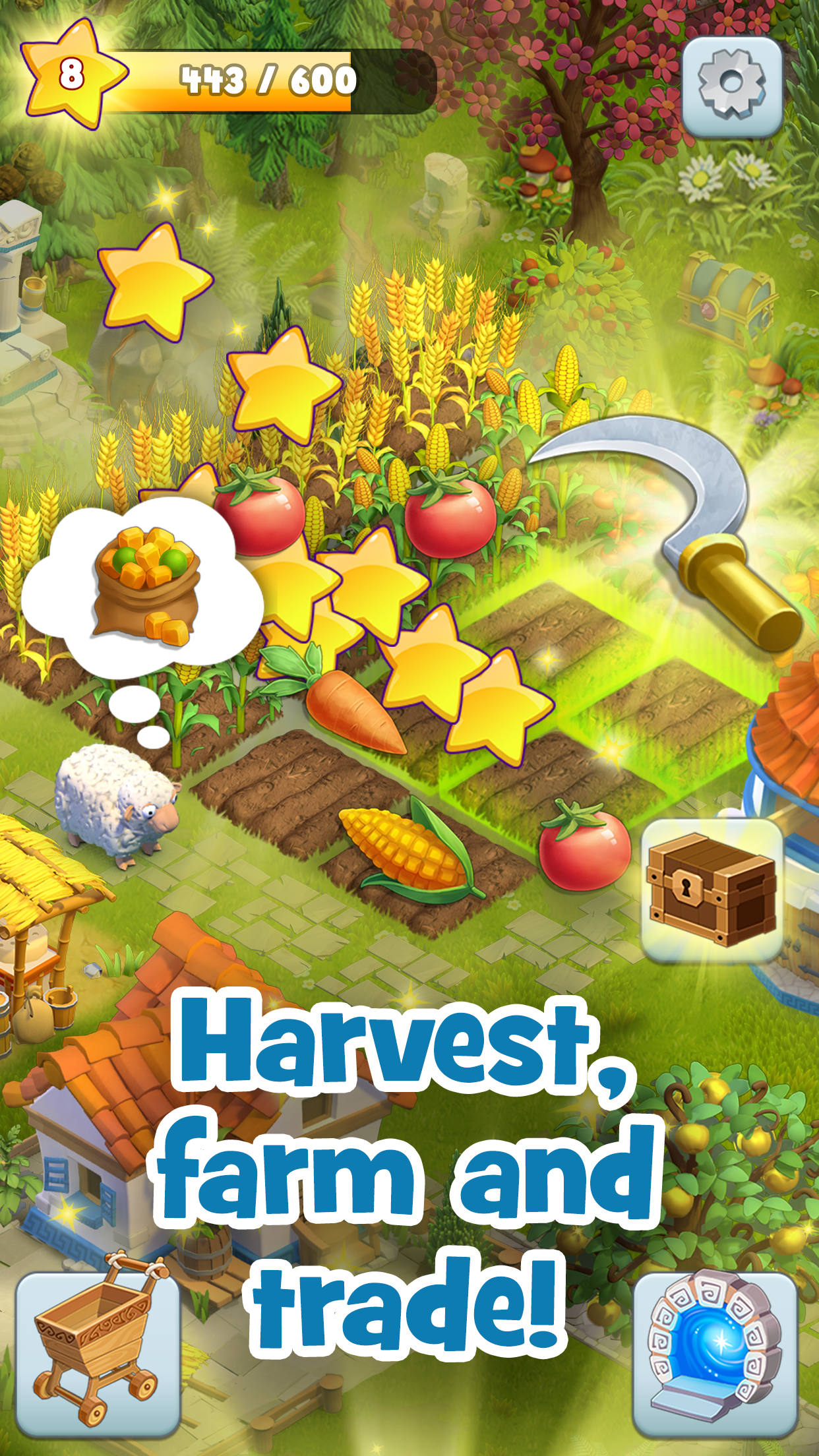 اسکرین شات 3 بازی Land of Legends: Farm games