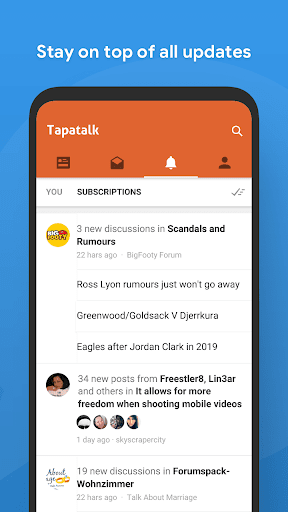 اسکرین شات 5 برنامه Tapatalk - 200,000+ Forums