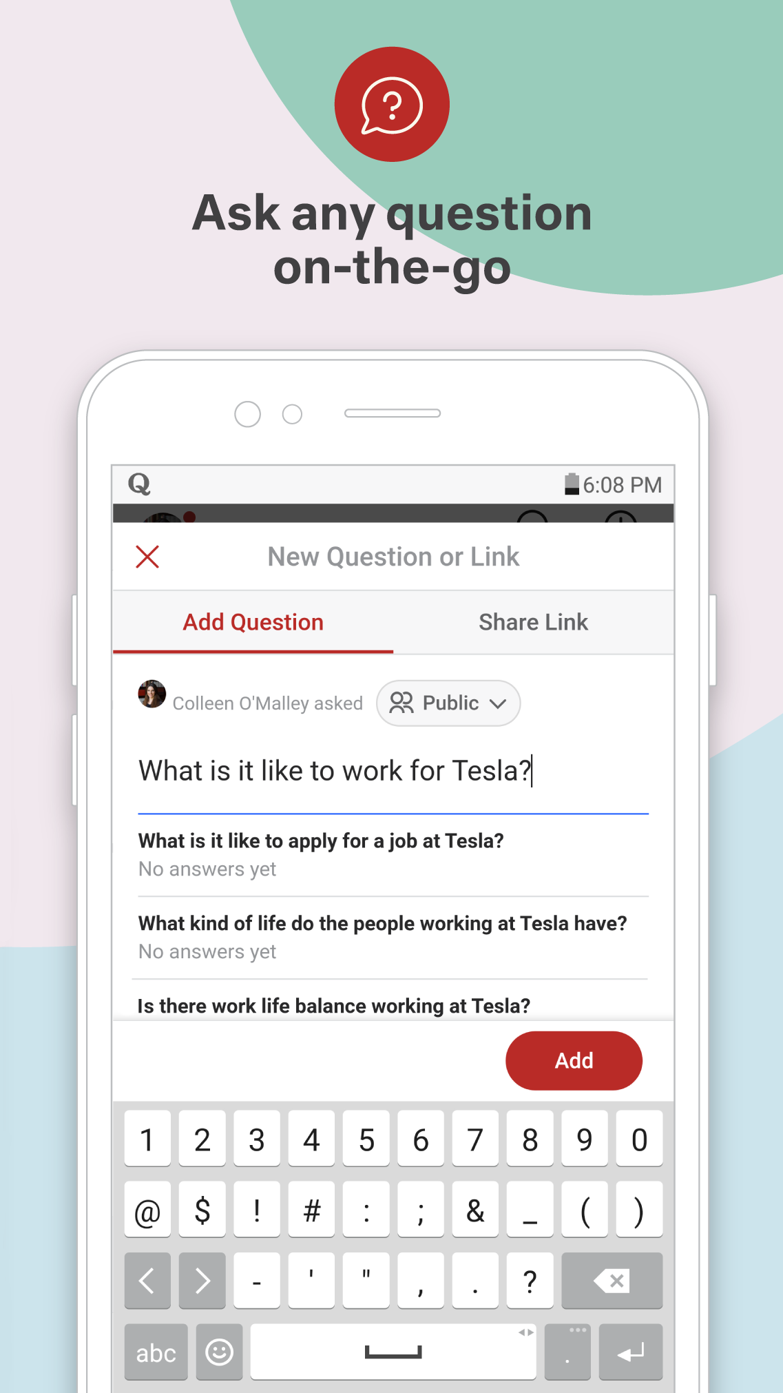 اسکرین شات 3 برنامه Quora: the knowledge platform