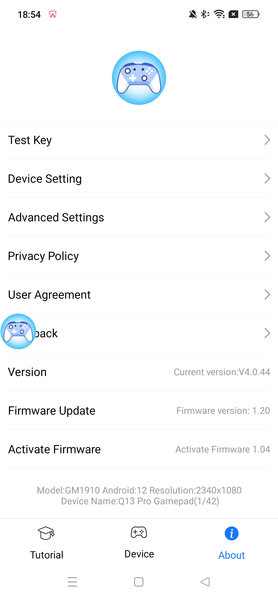 اسکرین شات 2 برنامه Gamepad Plus