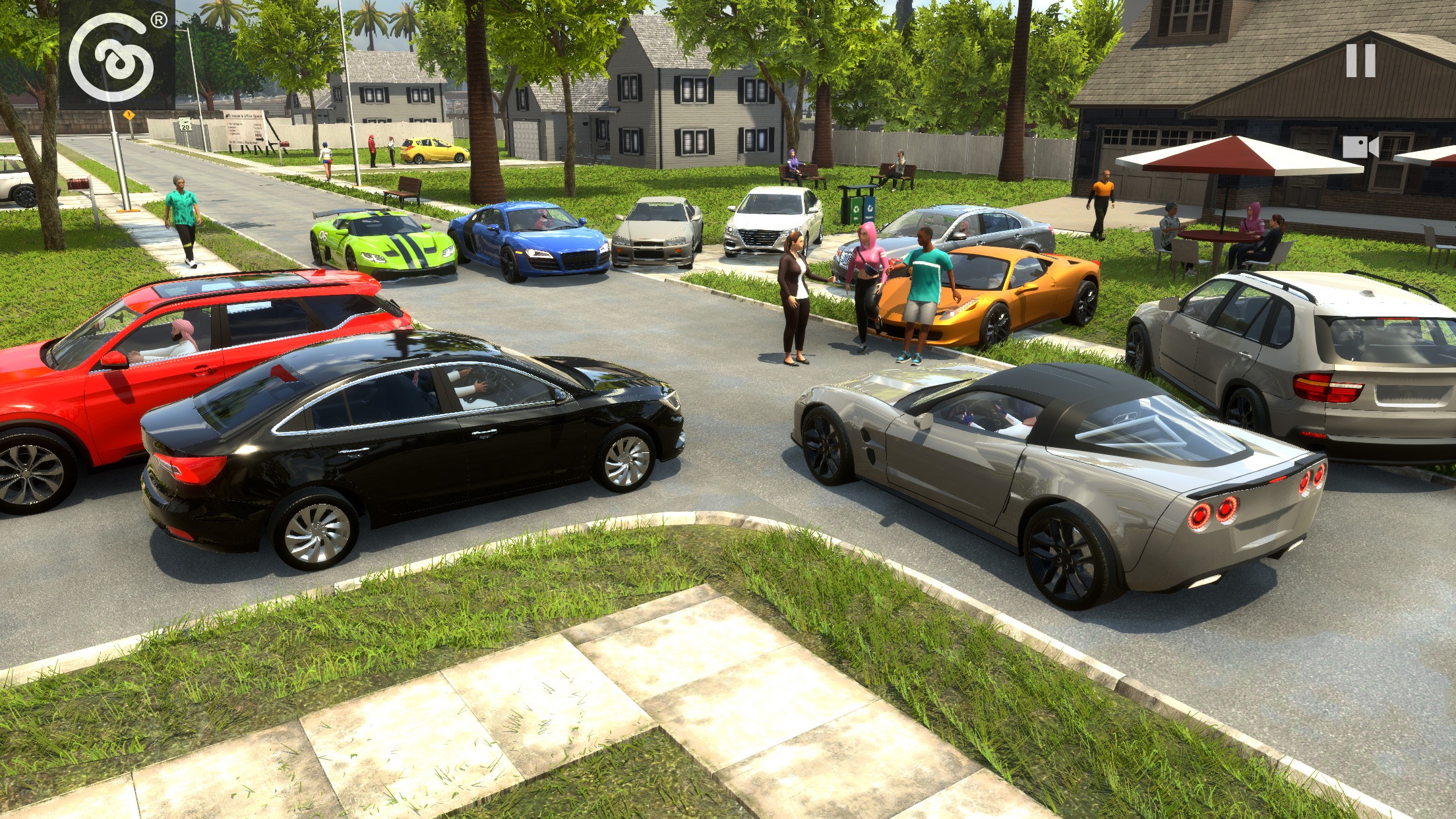 اسکرین شات 4 بازی Car Parking Driving School