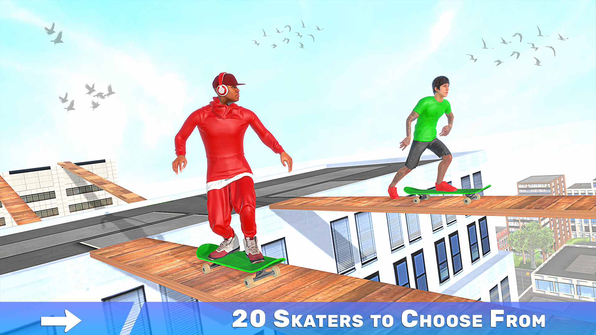 اسکرین شات 3 بازی Flip Skaterboard Game