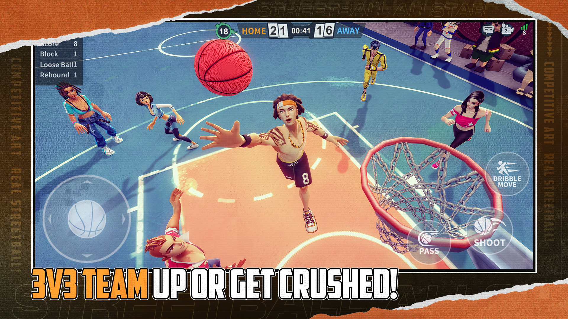 اسکرین شات 2 بازی Streetball Allstar