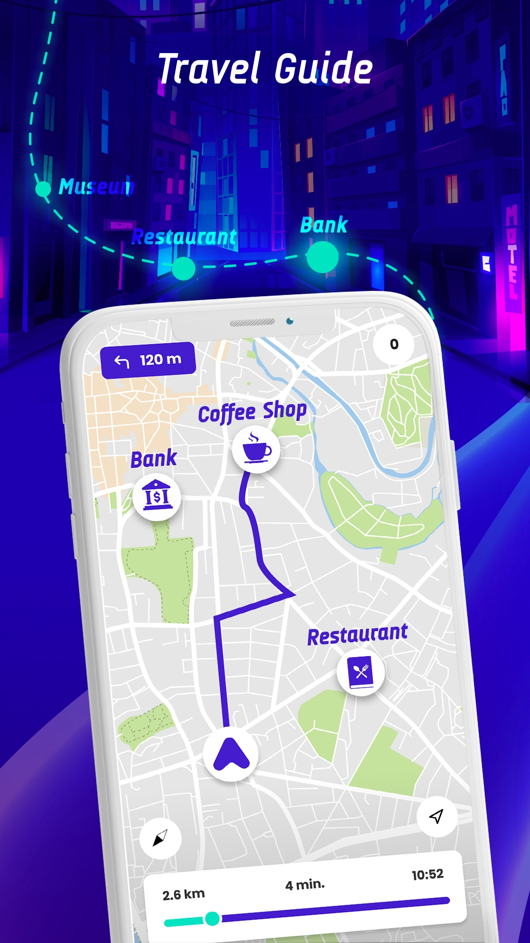 اسکرین شات 2 برنامه Offline Maps, GPS, Speedometer