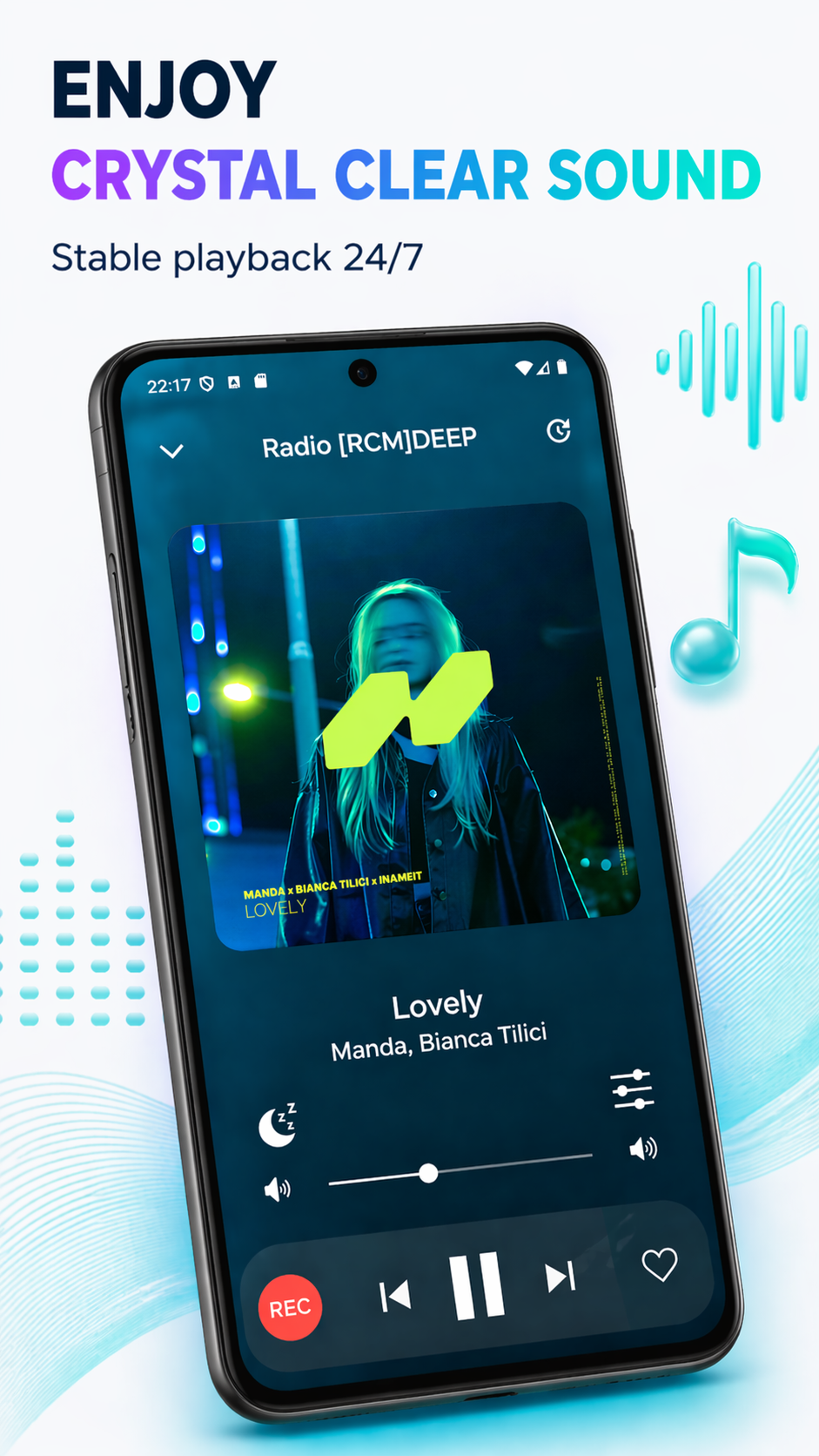 اسکرین شات 4 برنامه Deep House Radio - EDM Music