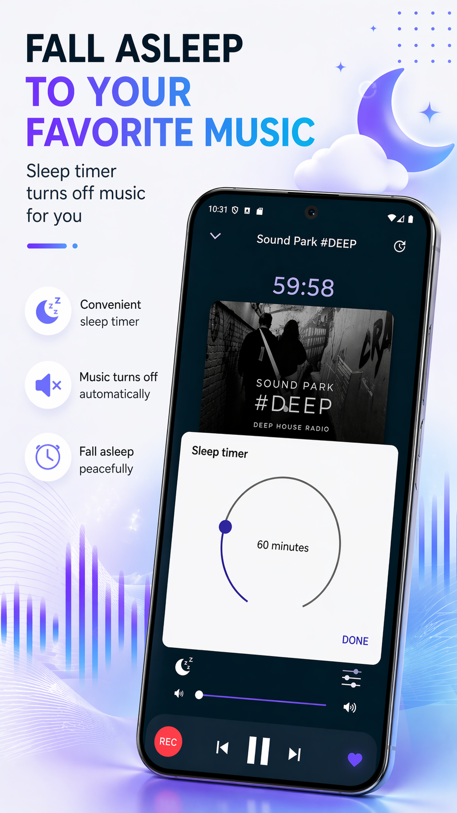 اسکرین شات 5 برنامه Deep House Radio - EDM Music