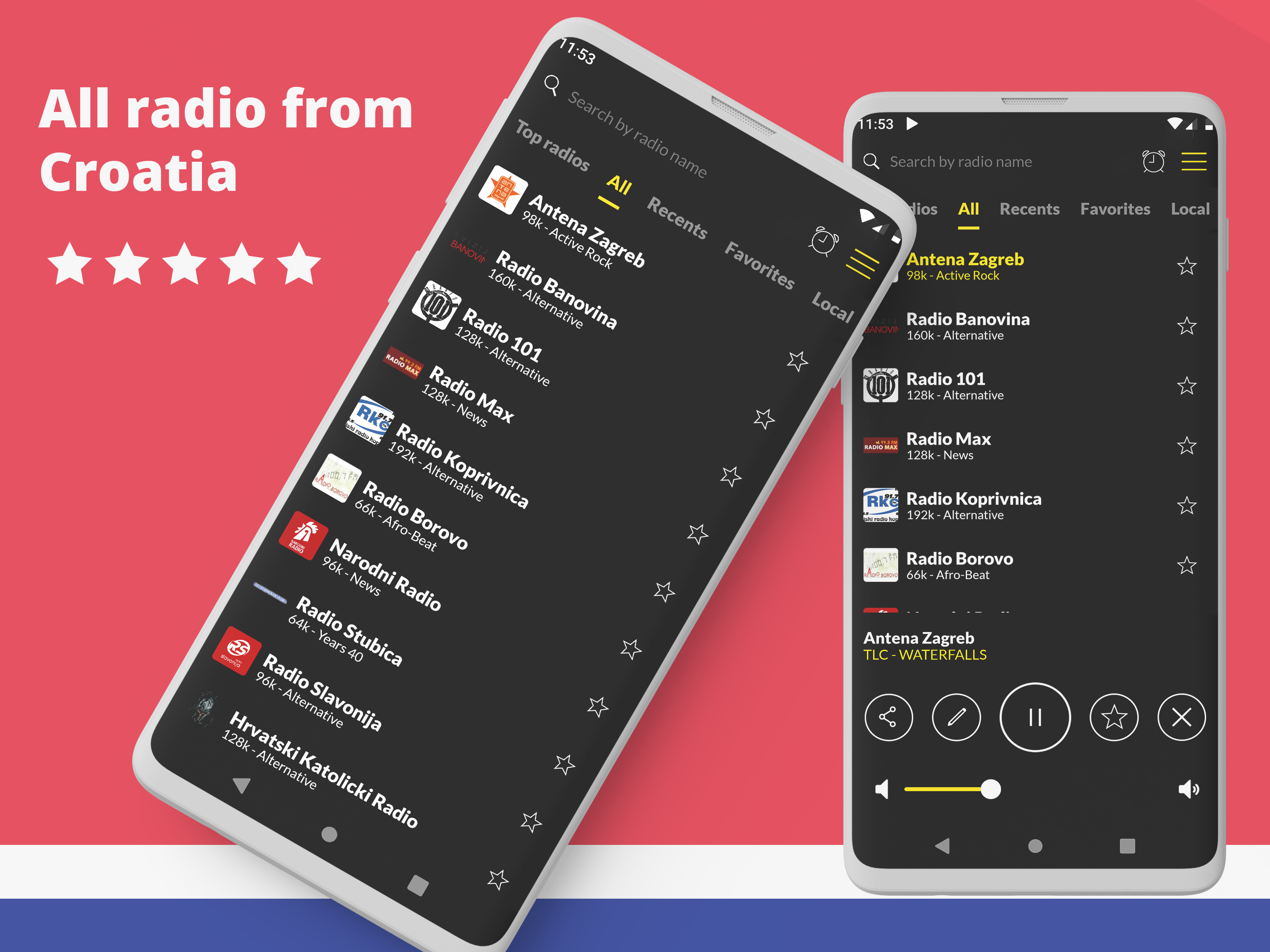 اسکرین شات 1 برنامه Radio Croatia FM online