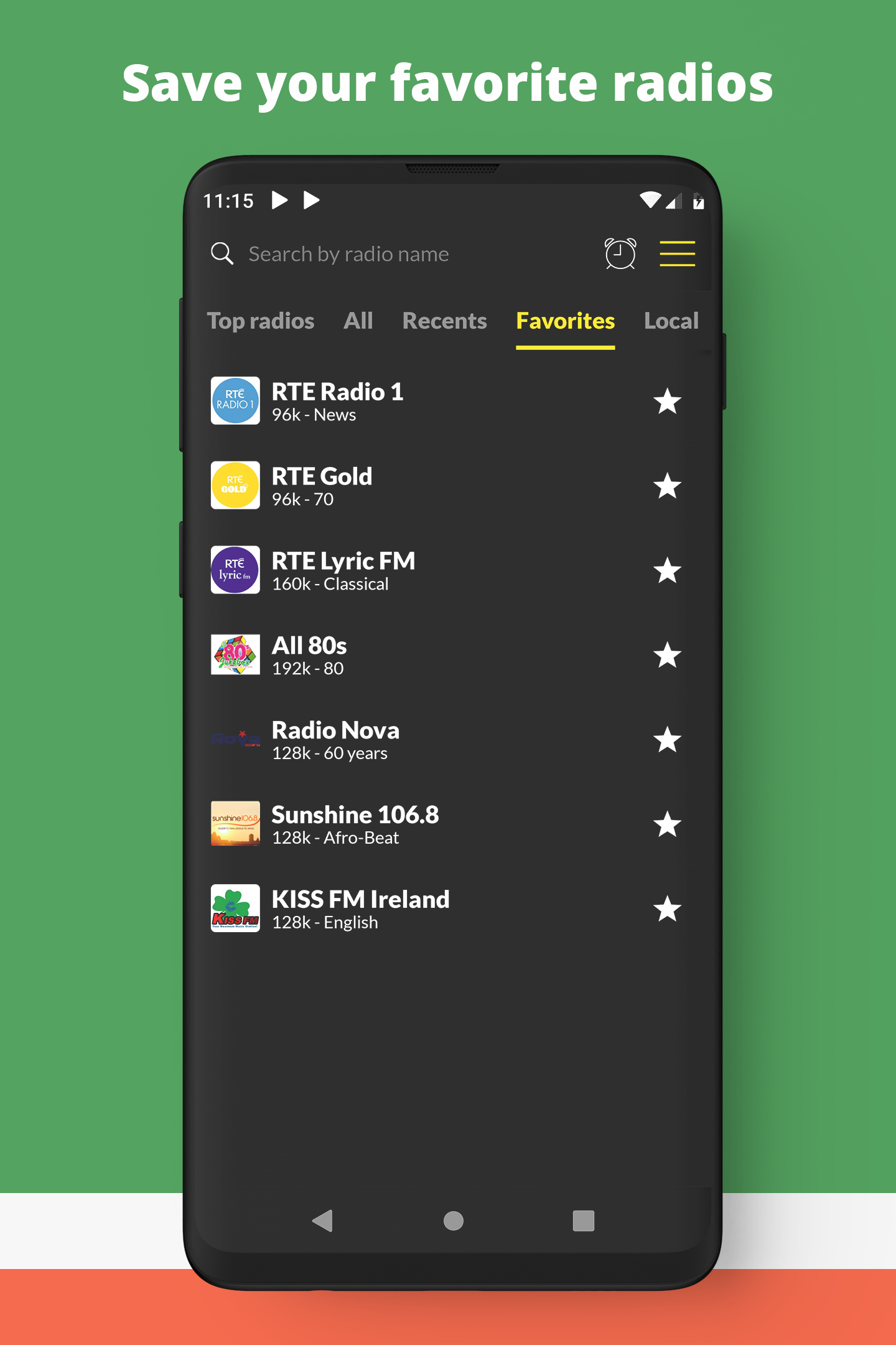 اسکرین شات 3 برنامه Radio Ireland FM online
