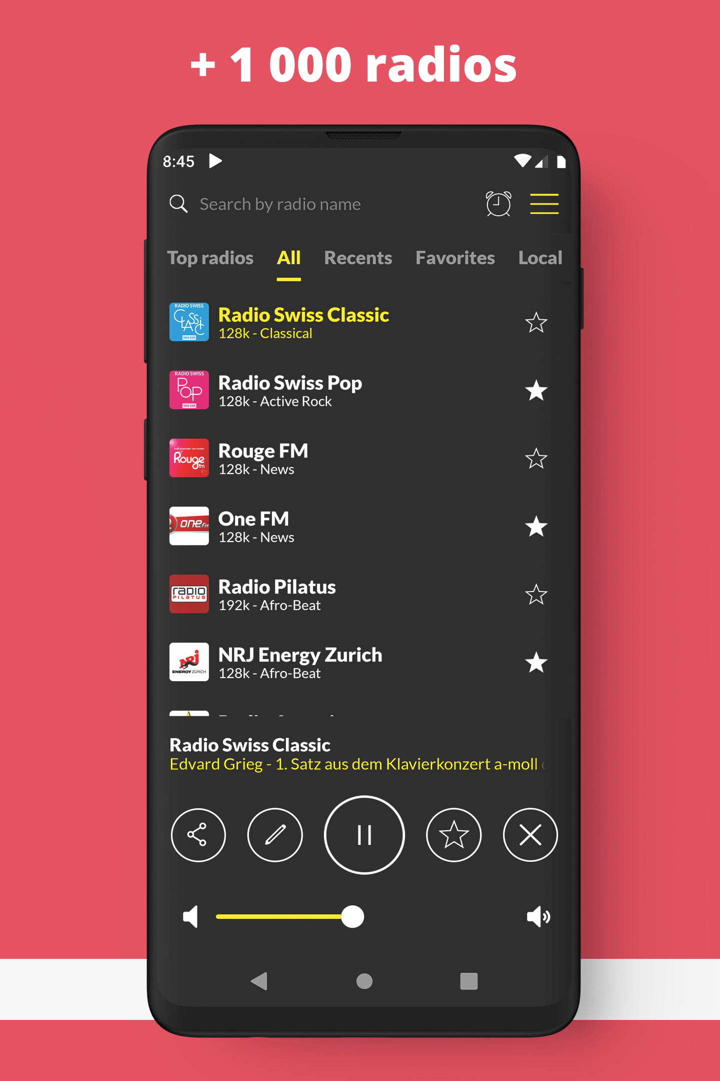 اسکرین شات 2 برنامه Radio Switzerland FM online