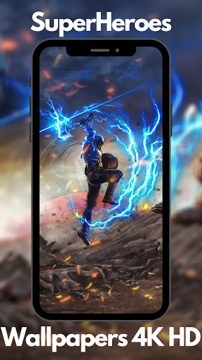 اسکرین شات 7 برنامه SuperHeroes Wallpapers 4K HD