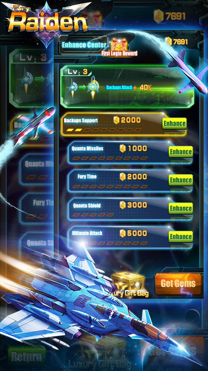اسکرین شات 2 بازی Space Shooter - Galaxy Attack