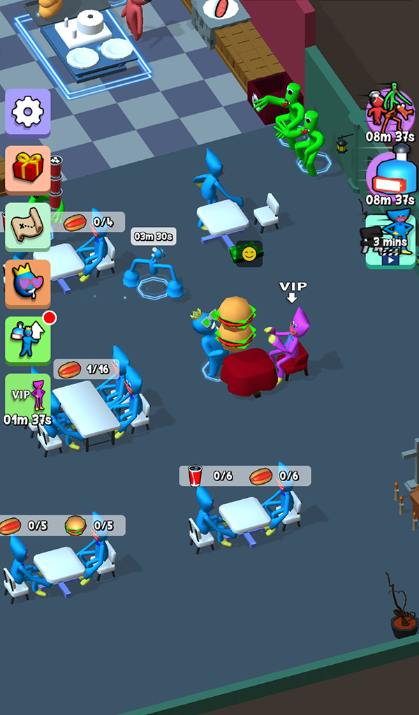 اسکرین شات 2 بازی Rainbow Restaurant Cook Tycoon