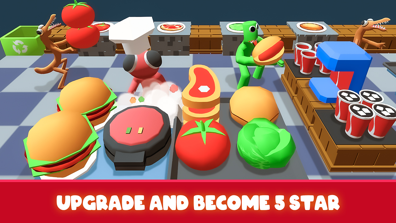 اسکرین شات 7 بازی Rainbow Restaurant Cook Tycoon