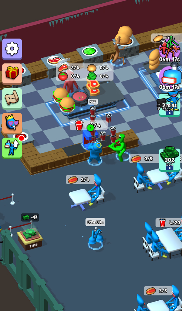 اسکرین شات 6 بازی Rainbow Restaurant Cook Tycoon