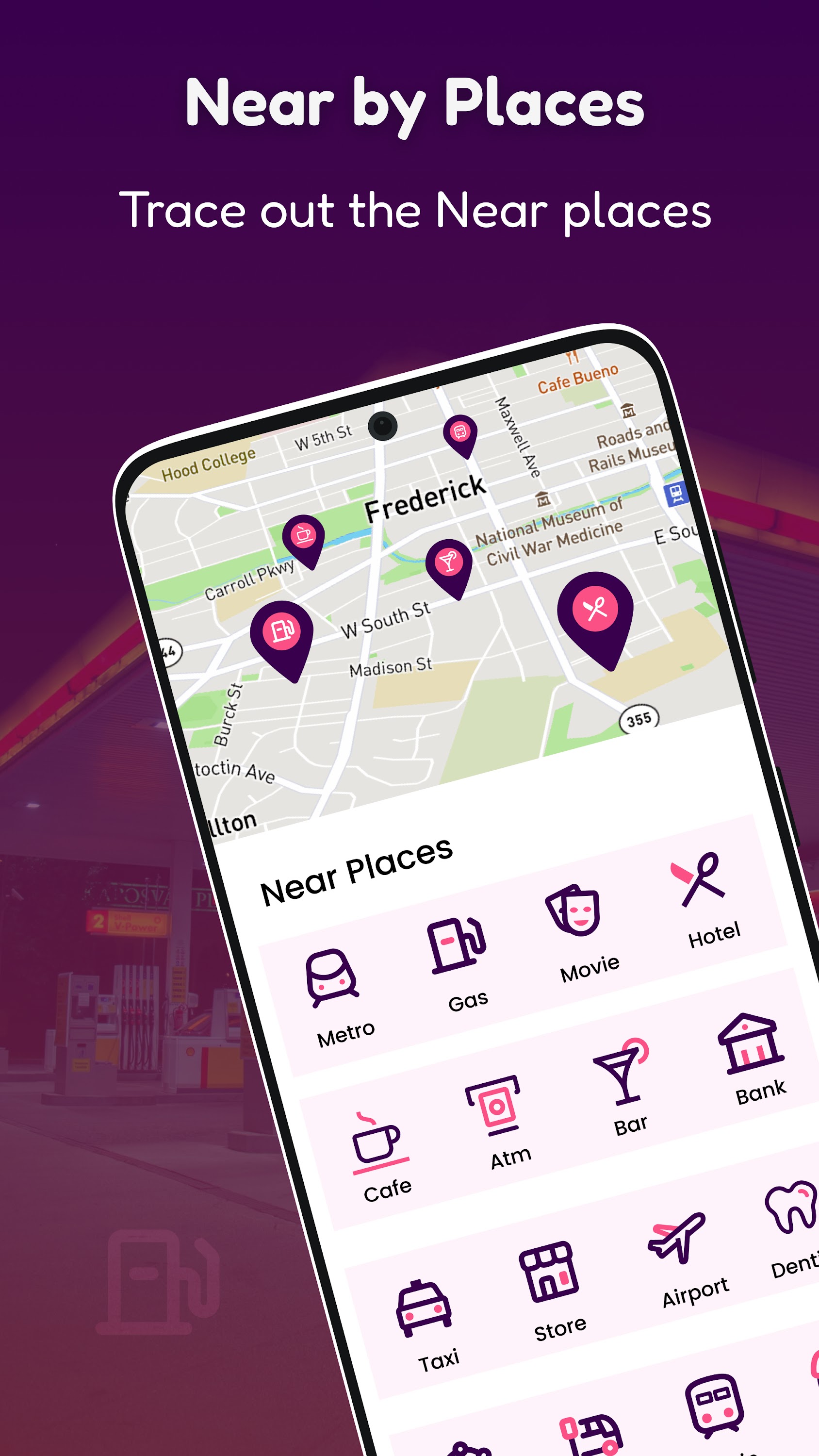 اسکرین شات 3 برنامه GPS Maps: Directions & Route