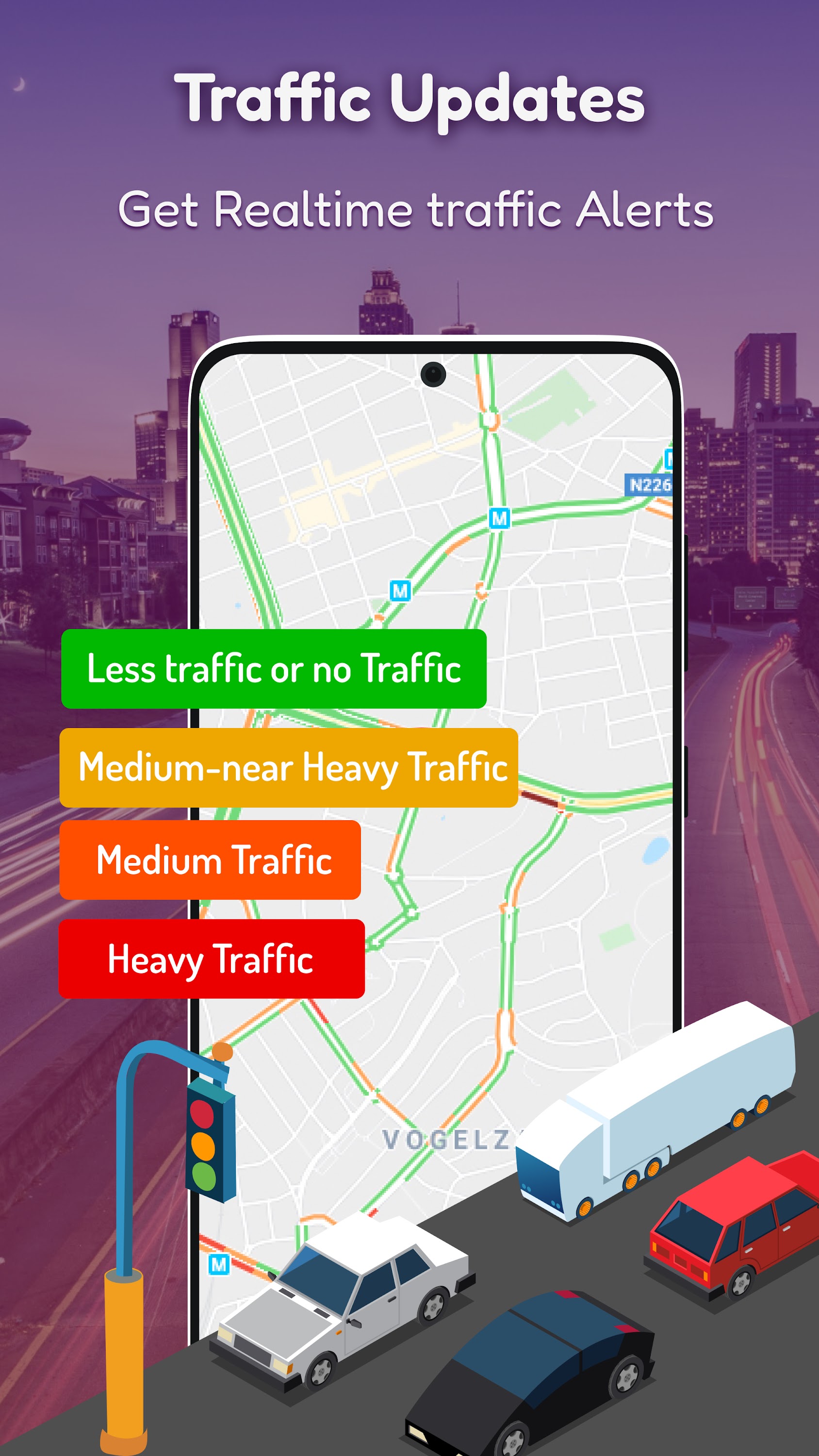 اسکرین شات 2 برنامه GPS Maps: Route Finder