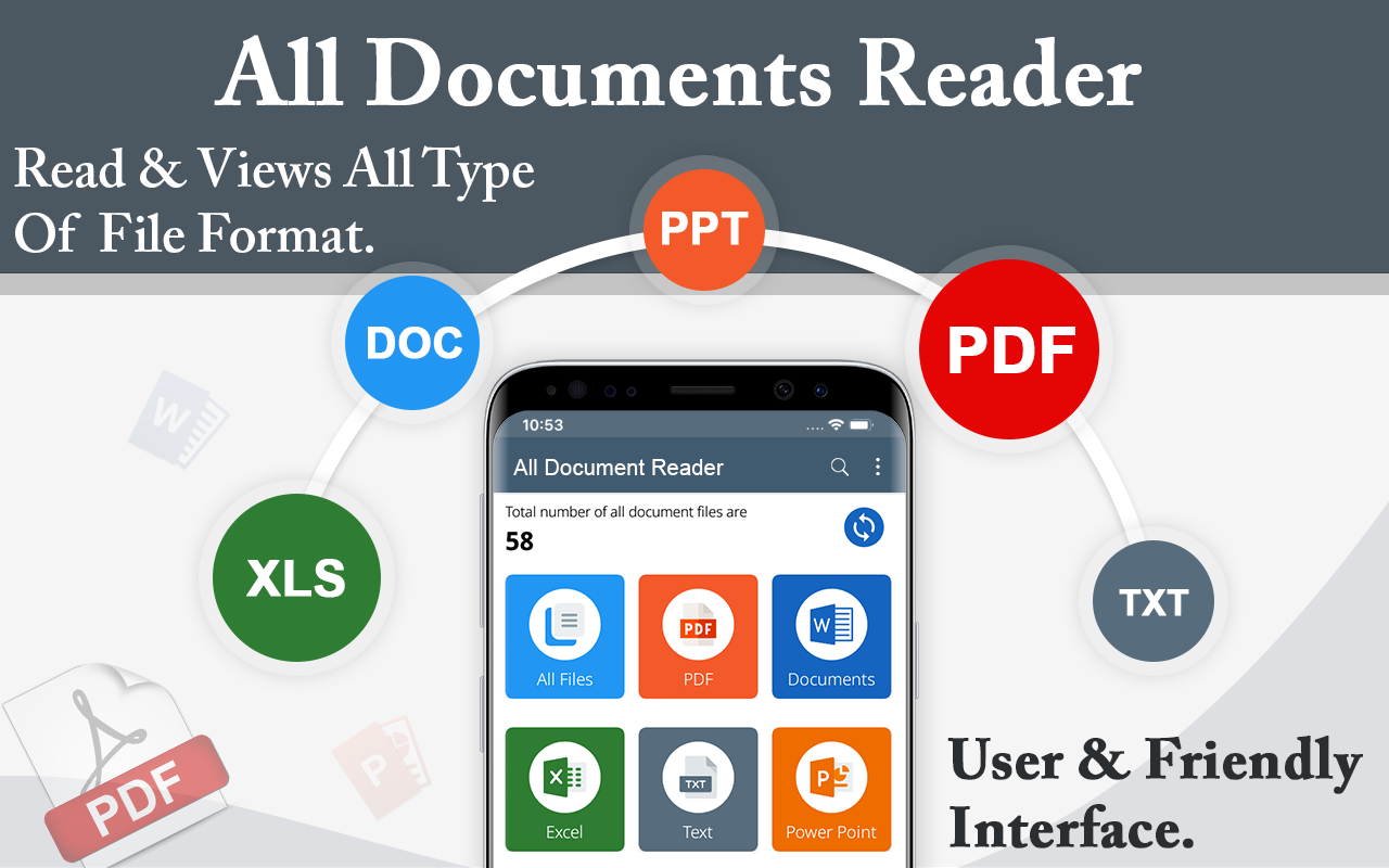 اسکرین شات 1 برنامه All Document Reader and Viewer