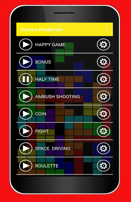 اسکرین شات 2 برنامه Games Ringtones Sounds Effects